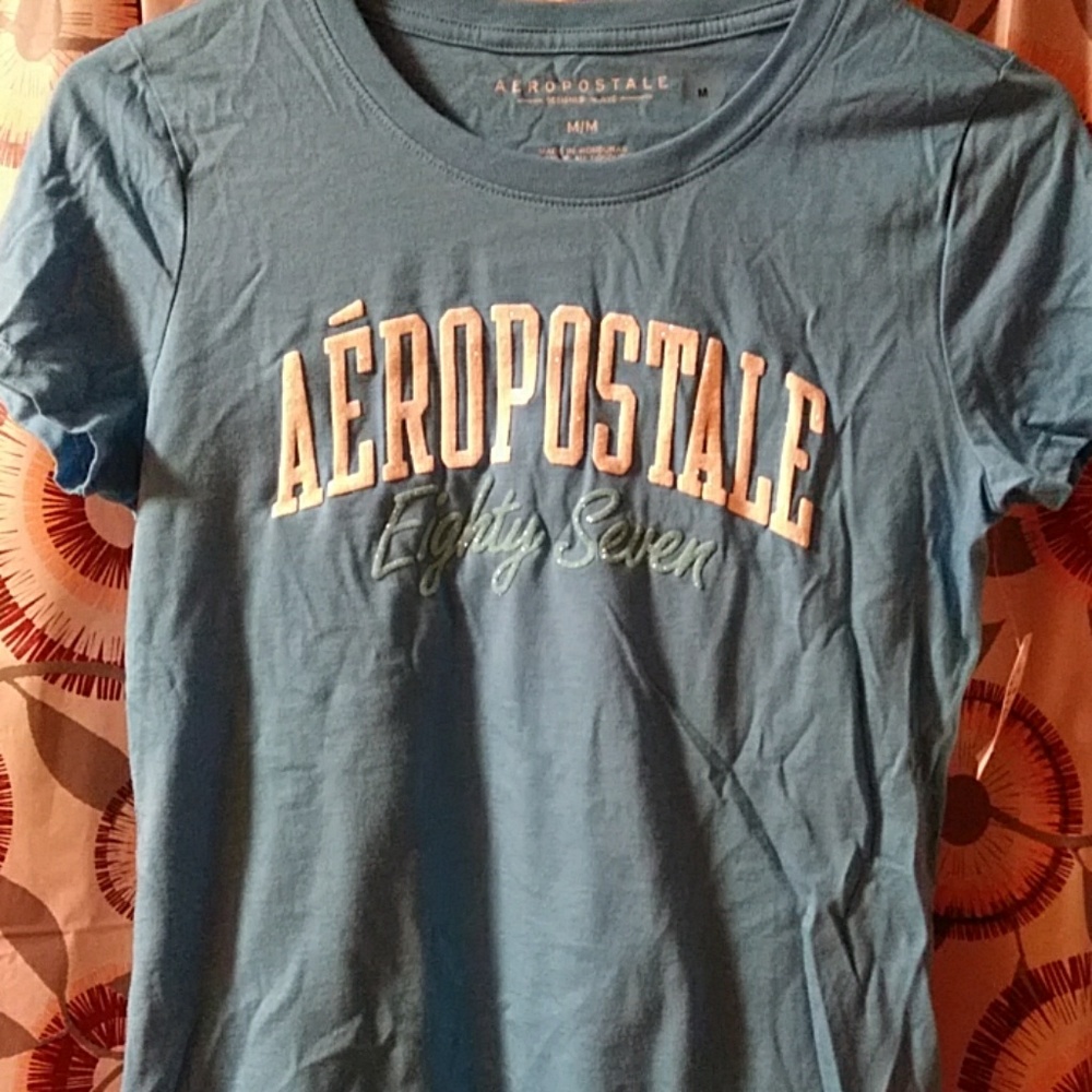 Aeropostale shirt blouse top Size M NWT - Picture 2 of 2